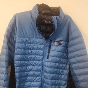 Men's Vineyard Vines Blue Puffer Jacket